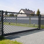 Brama przesuwna palisada skośna napęd nice
