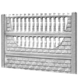 Ogrodzenie Betonowe Wzór 03 Cylindry toczone